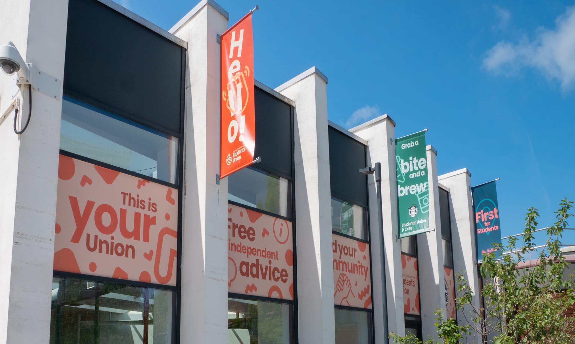 Photo of the building from St Peter's Square
